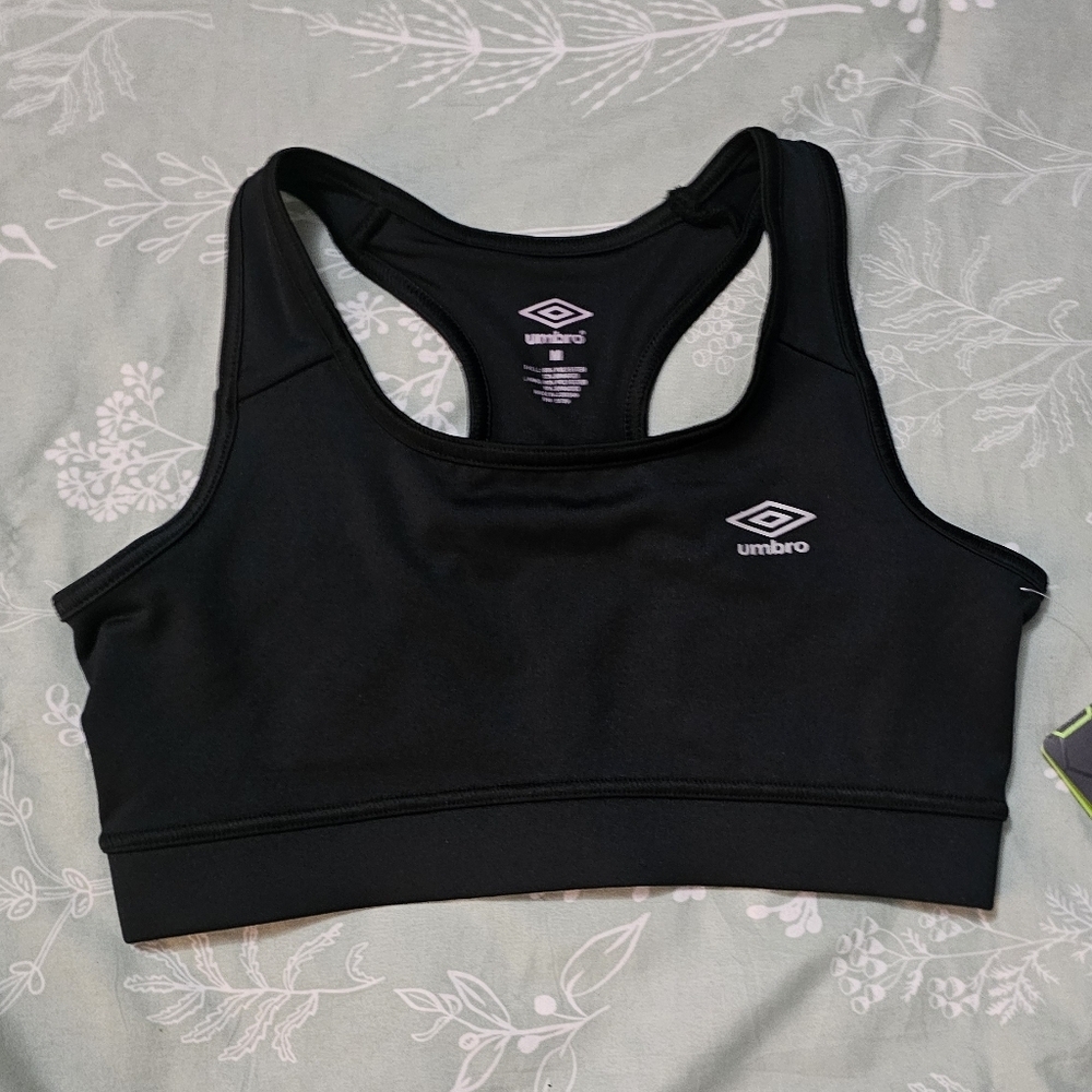 Umbro Black Racerback Sports Bra Intimates